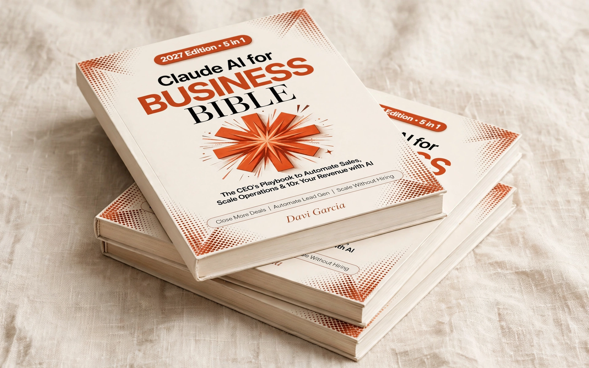 Printed copies of Claude AI for Business BIBLE